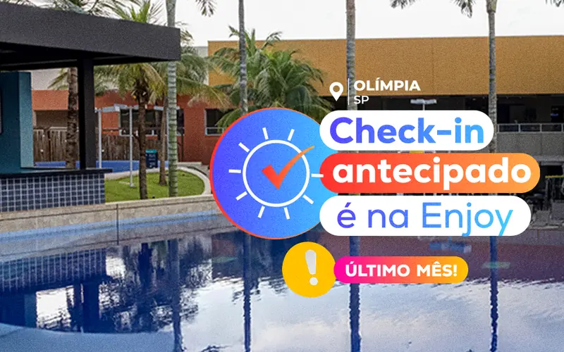 Check-in Antecipado no Olímpia Park Resort