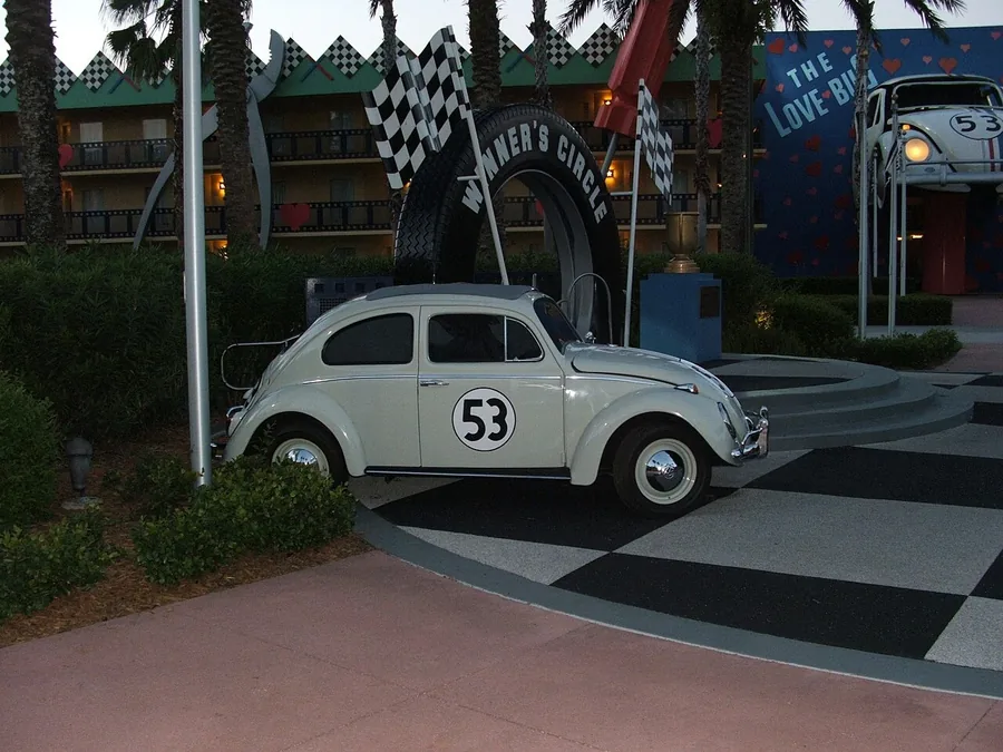 Carro Herbie gigante no All Star Movies